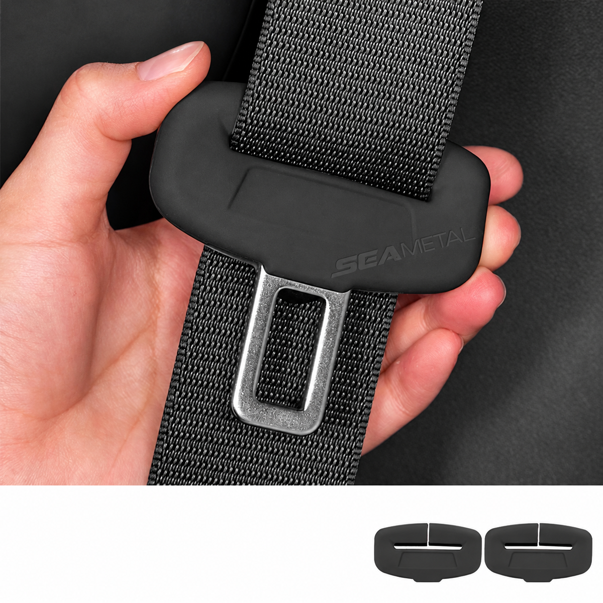 Rubber Seat Belt Buckle Covers – 2 Pieces