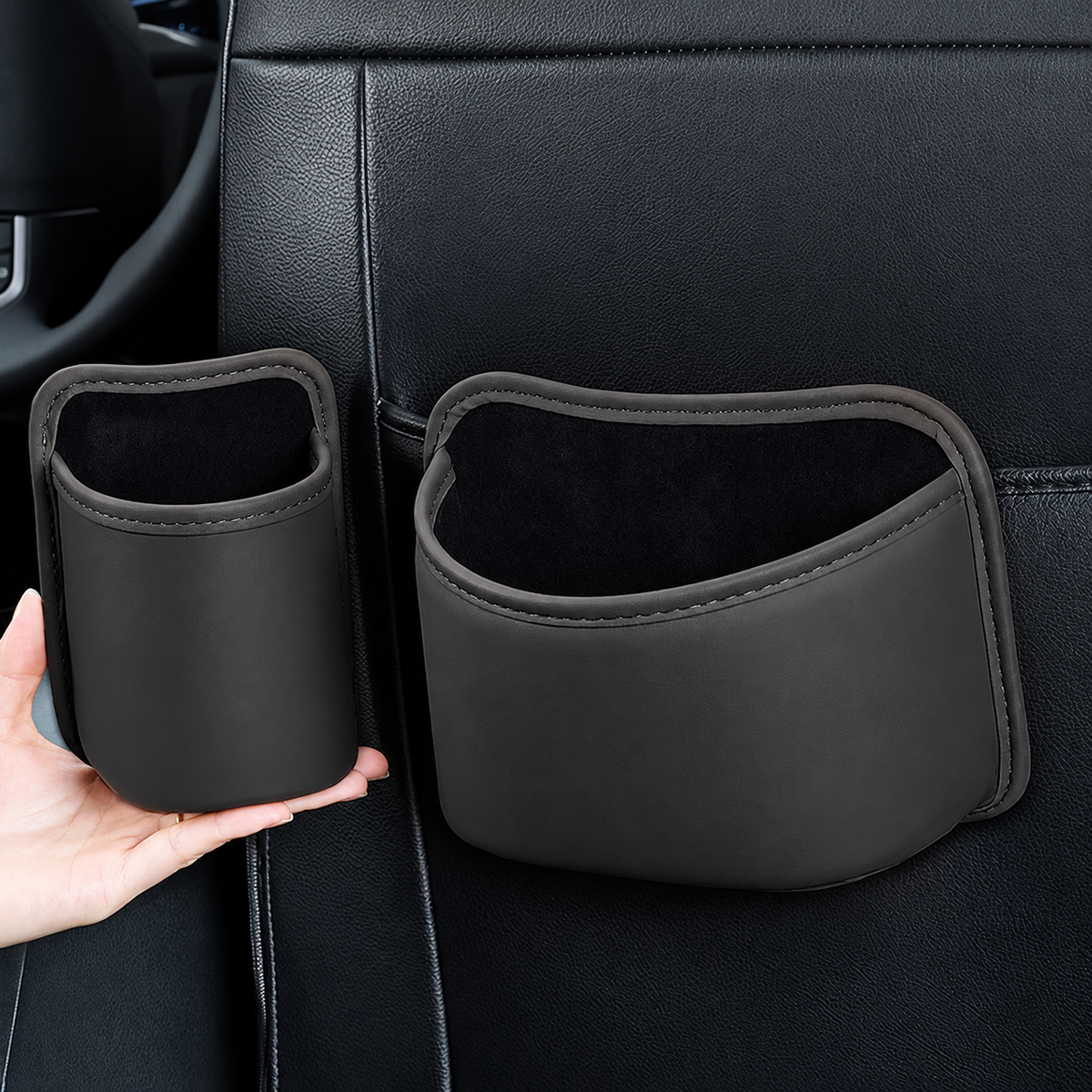 Clip-On PU Car Storage Container – Small or Large