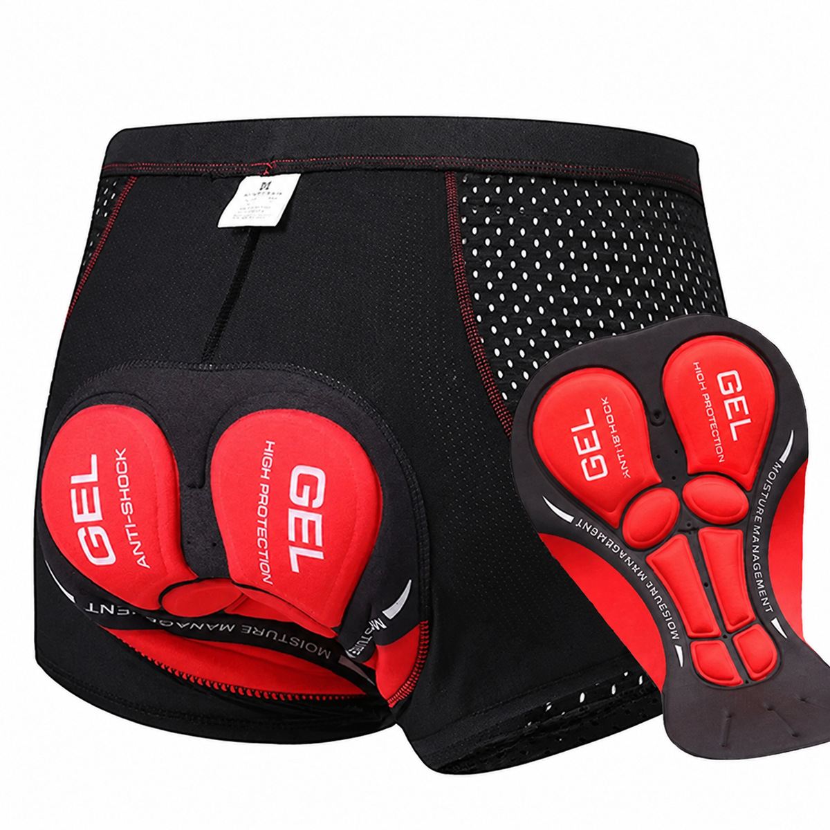 Padded Mesh Cycling Underwear Shorts