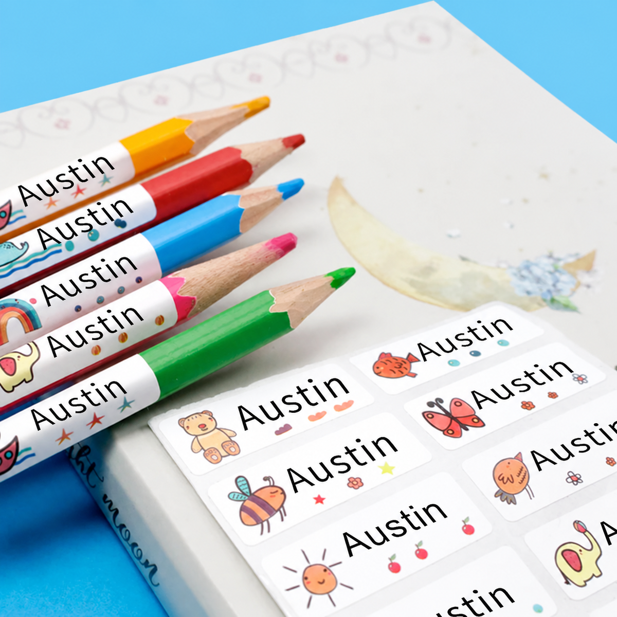 Personalized Name Labels – Style and Pack Options