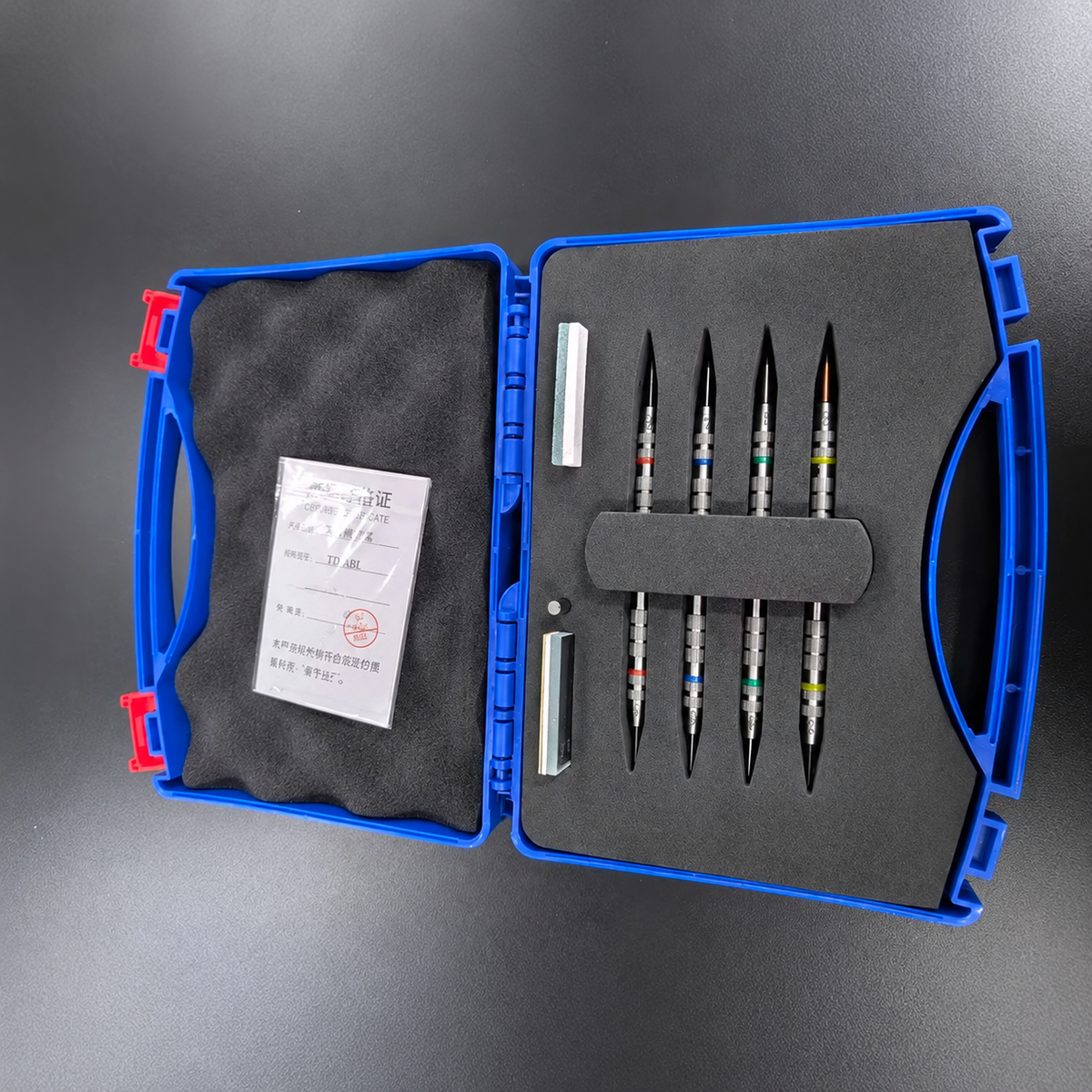 Mohs Hardness Testing Pens – Set and Accessory Options