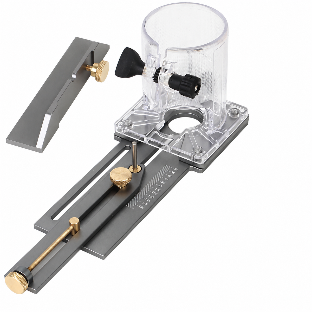 Router Circle-Cutting Jig with Adjustable Guide