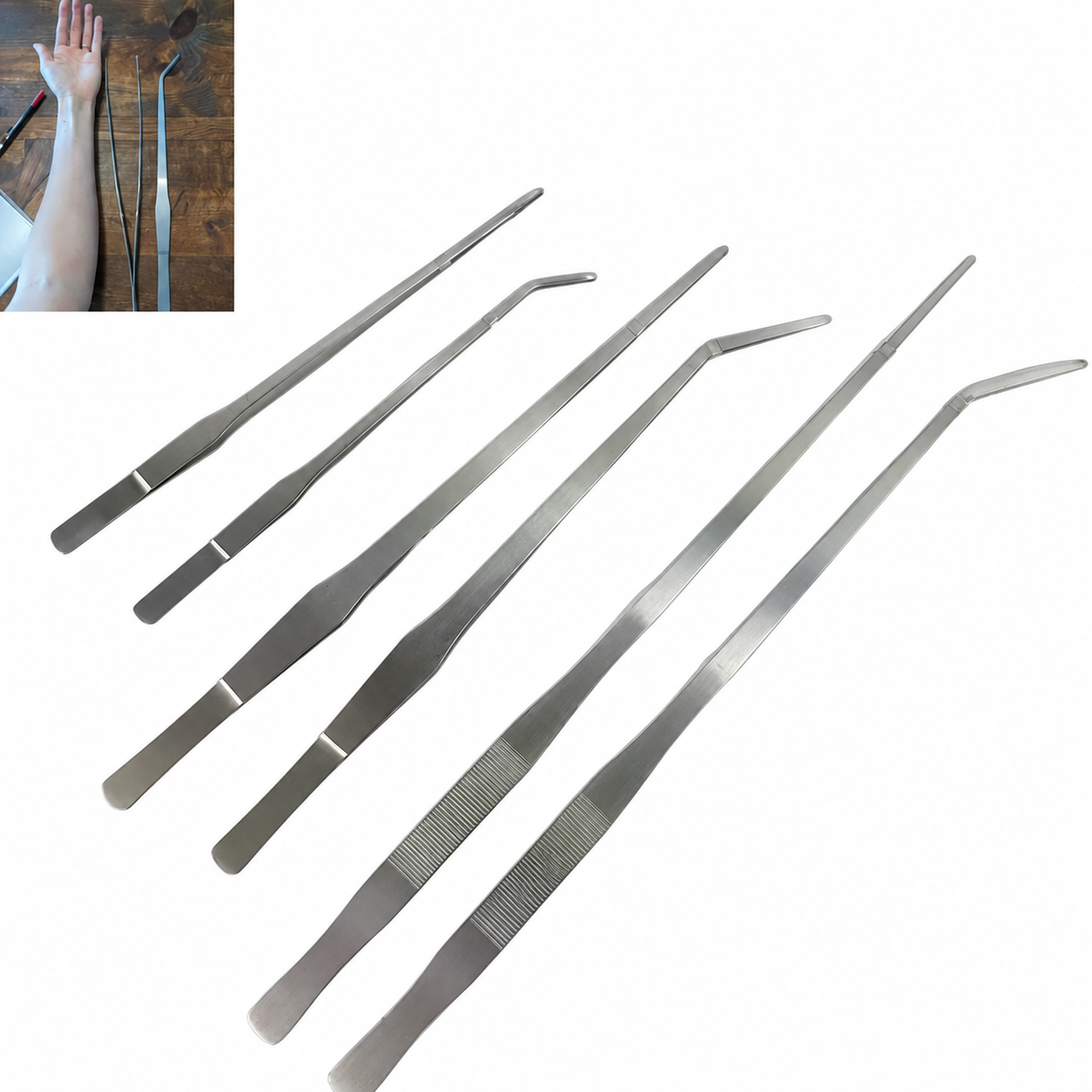 Long Aquarium Tweezers and Maintenance Tool Options