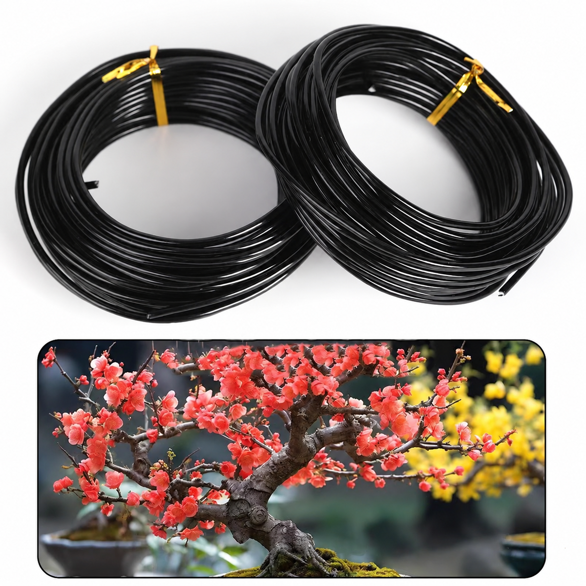 10 m Bonsai Training Wire, Diameter Options