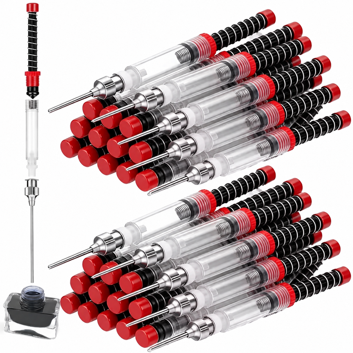 Fountain Pen Ink Filling Syringes, Pack Options