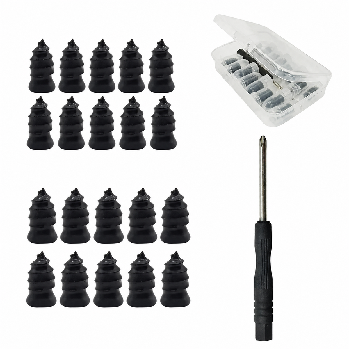 Rubber Tire Repair Plugs with Storage Box Options