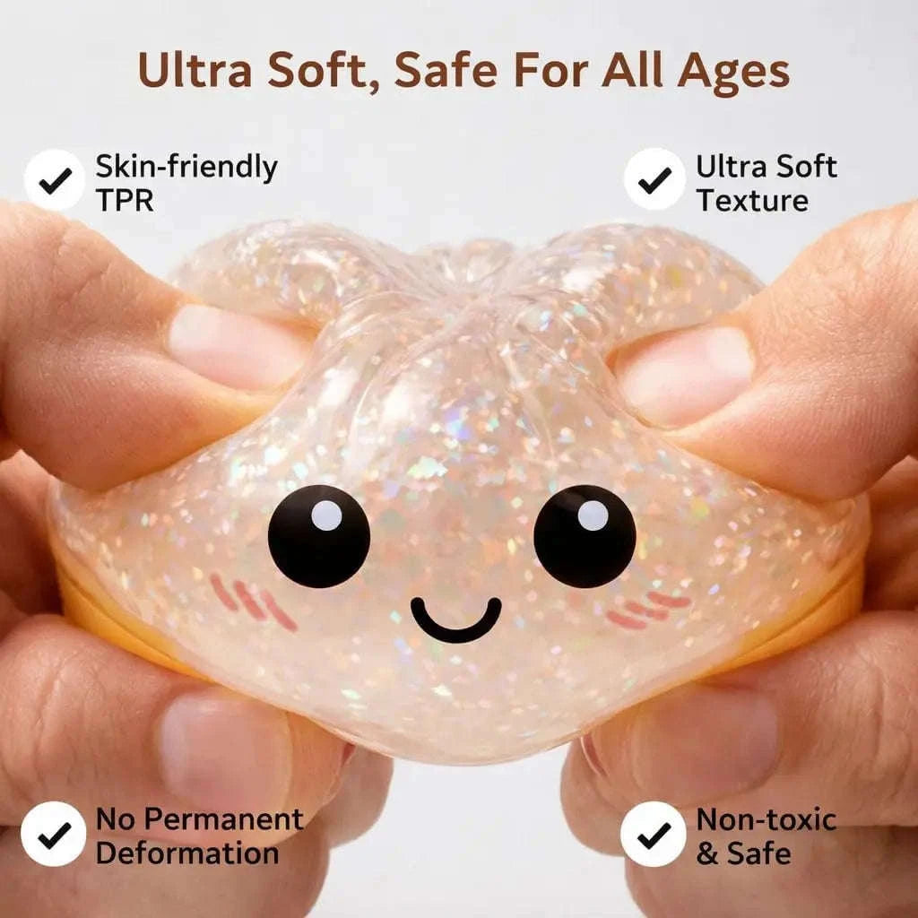Squishy Dumpling Stress Ball with Steamer Sensory Toy-United States / 1PC Random color