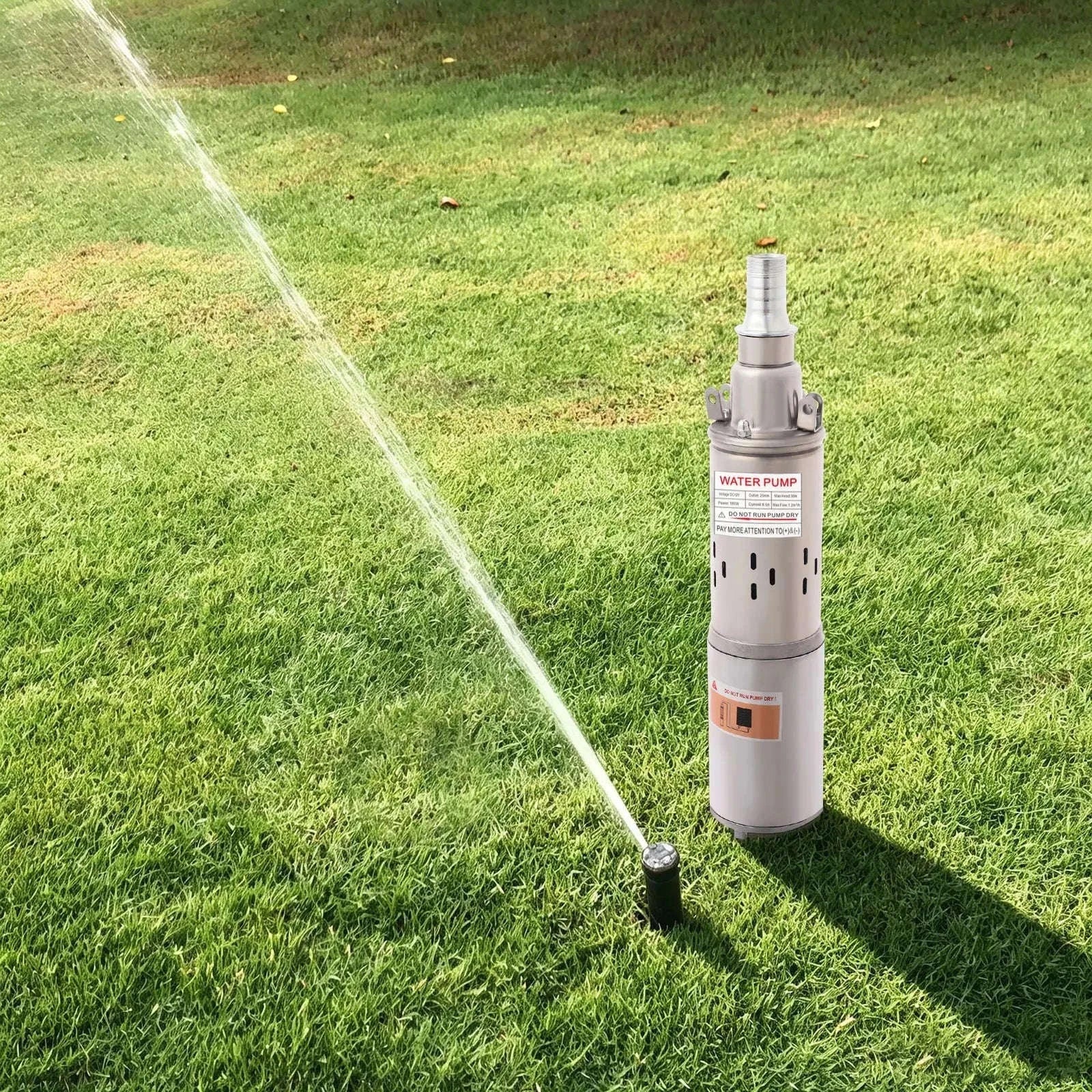 Stainless Steel 12V Submersible Water Pump 180W 263GPH 30m Lift-12V / EU / United Kingdom