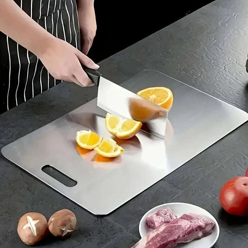 Stainless Steel 3‑Piece Cutting Board Set – Non-Slip & Rustproof-3PCS