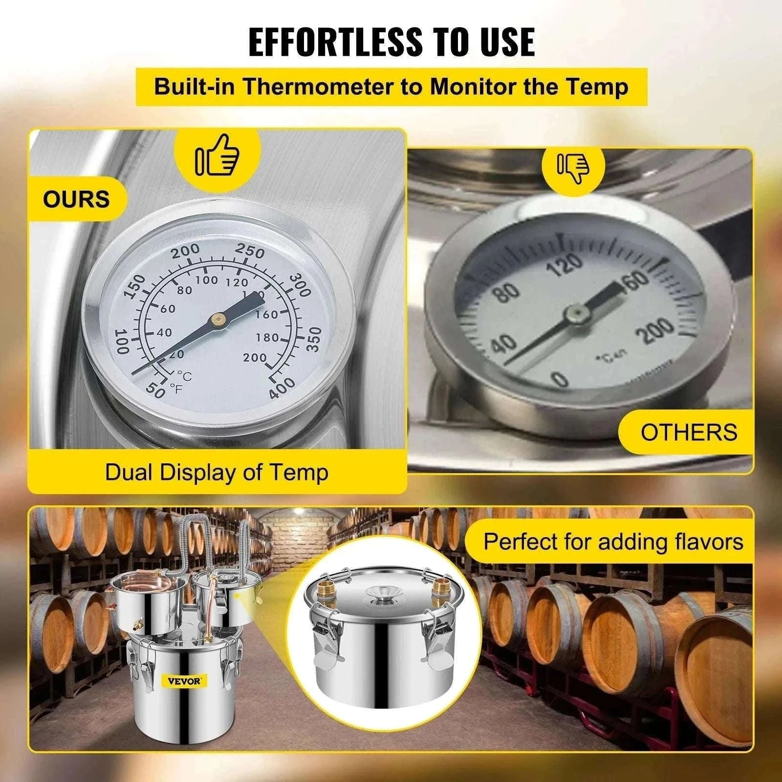 Stainless Steel Alcohol Distiller Kit 12L–50L Home Brewing Still-50L / GERMANY