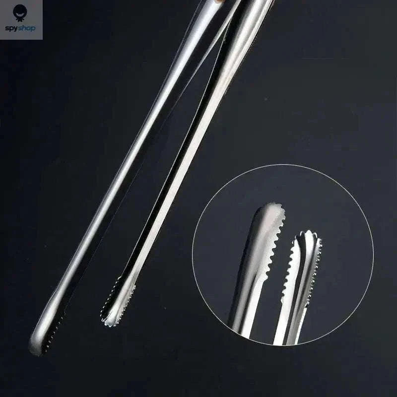 Stainless Steel BBQ Grill Tongs with Heat-Safe Precision Grip-M