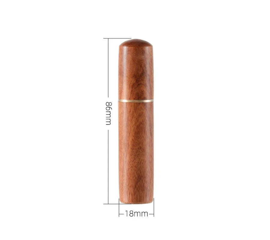 Stainless Steel Coffee Powder Tamper Espresso Powder Stirrer Distributor Leveler WDT Tools Cafe Stirring Barista Accessories-United States / Rosewood