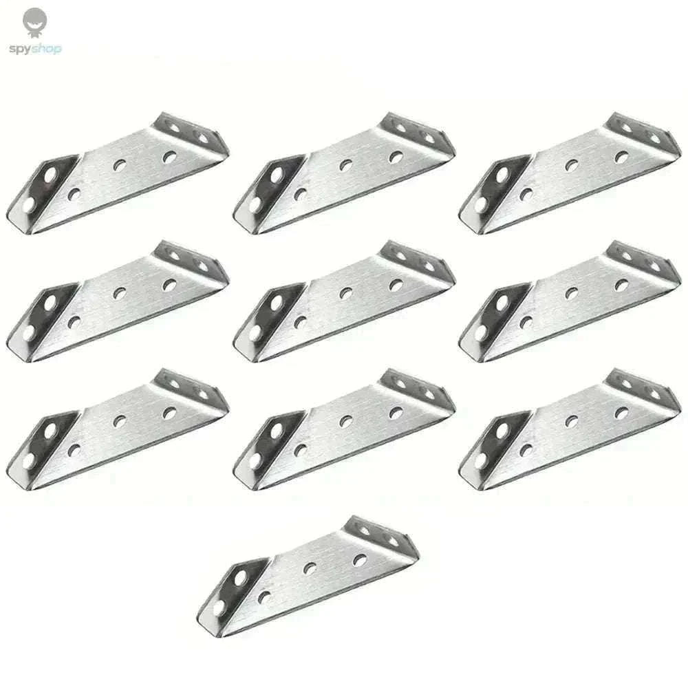 Stainless Steel Corner Brackets for Strong Furniture Support-20pc