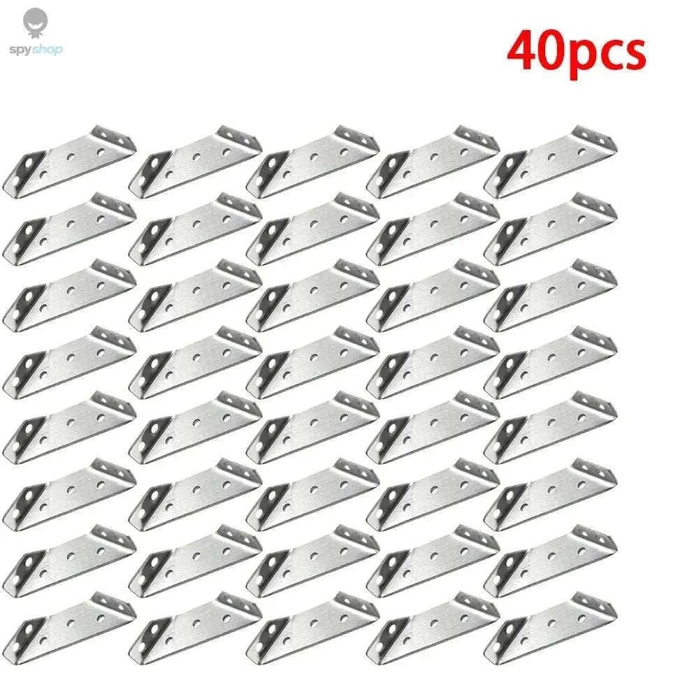 Stainless Steel Corner Brackets for Strong Furniture Support-