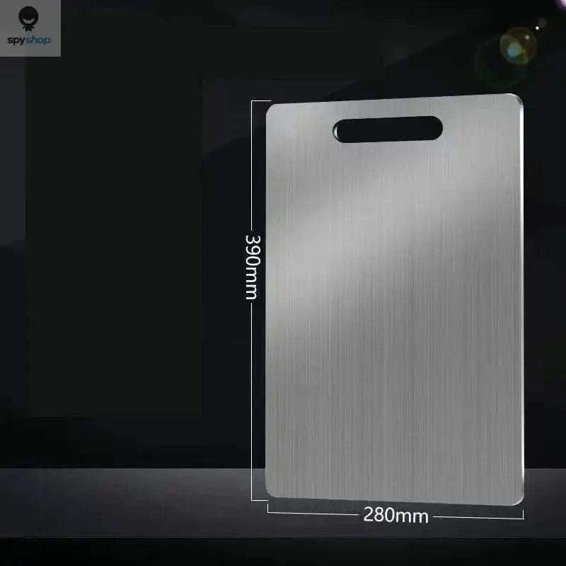 Stainless Steel Cutting Board – Hygienic, Durable, Double‑Sided Prep Surface-24x15cm