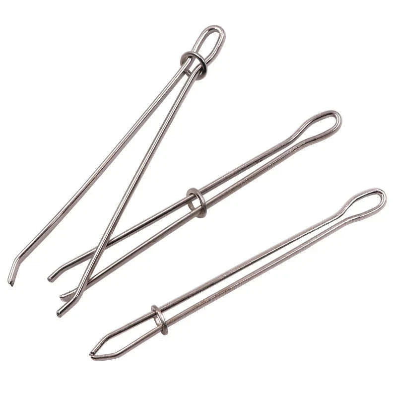 Stainless Steel Elastic Band Threading Tool-2pcs