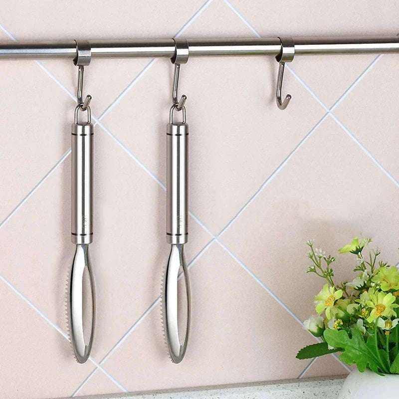 Stainless Steel Fish Scale Scraper for Cleaner, Faster Prep-Fish scale scraping