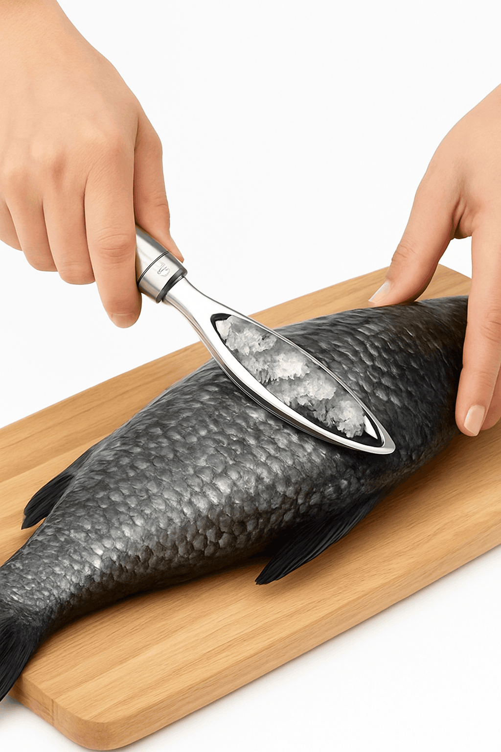 Stainless Steel Fish Scaler & Bone Tweezers Set-Fish scale scraping