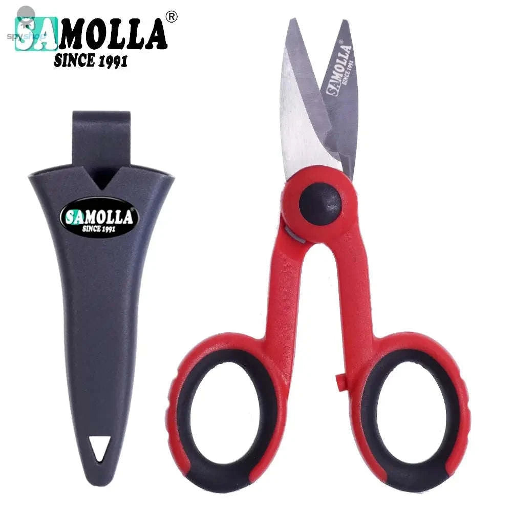 Stainless Steel Fishing Scissors – Tungsten Blades for Clean, Effortless Cuts-C