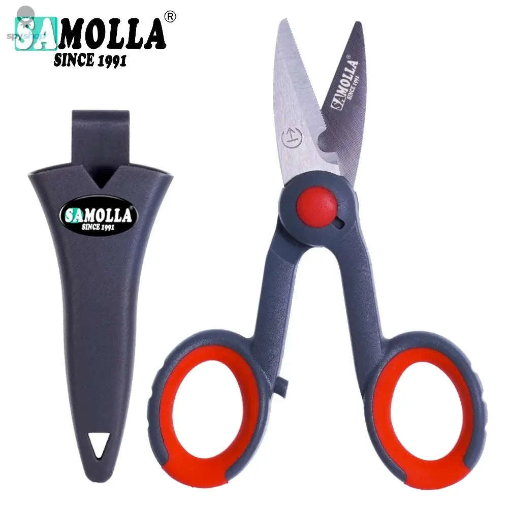 Stainless Steel Fishing Scissors – Tungsten Blades for Clean, Effortless Cuts-C