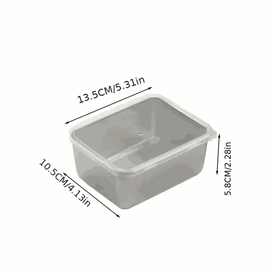 Stainless Steel Fresh-Keeping Box with Sealed Lid-3pcs