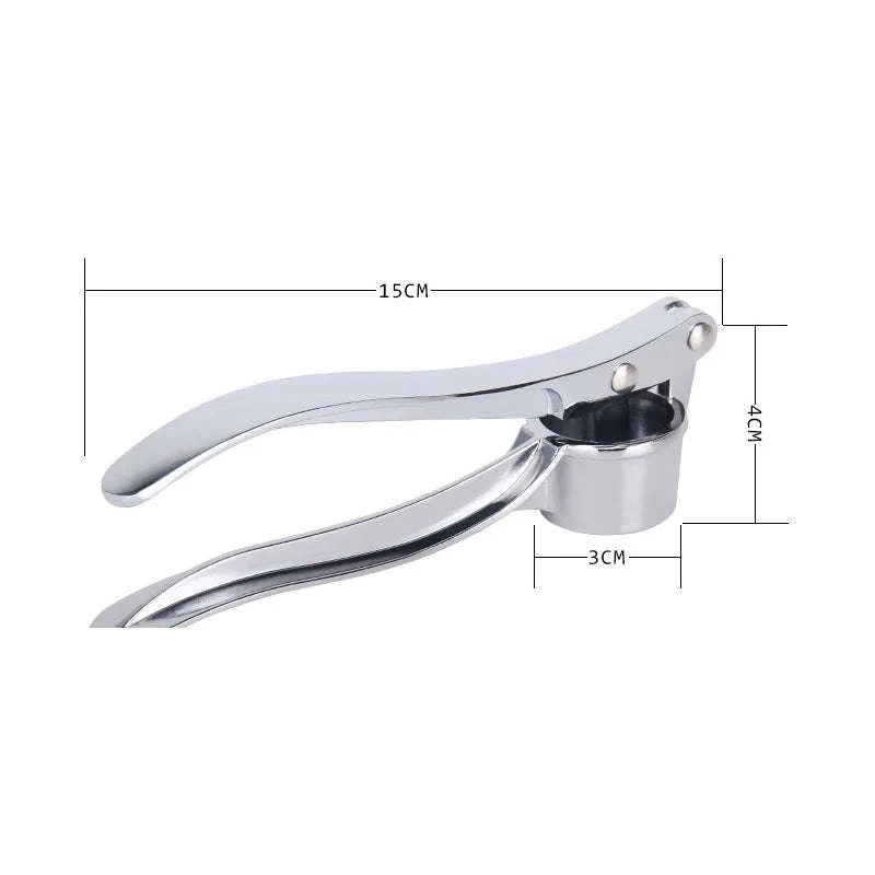 Stainless Steel Garlic Press Crusher Mincer-A