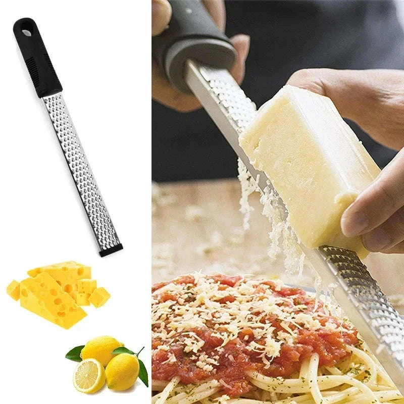 Stainless Steel Grater for Effortless Kitchen Prep-silver