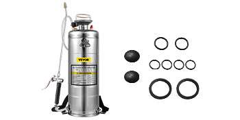 Stainless Steel Hand Pump Sprayer 4–12L Garden & Cleaning Tool-8L 2Gal / CZECH REPUBLIC