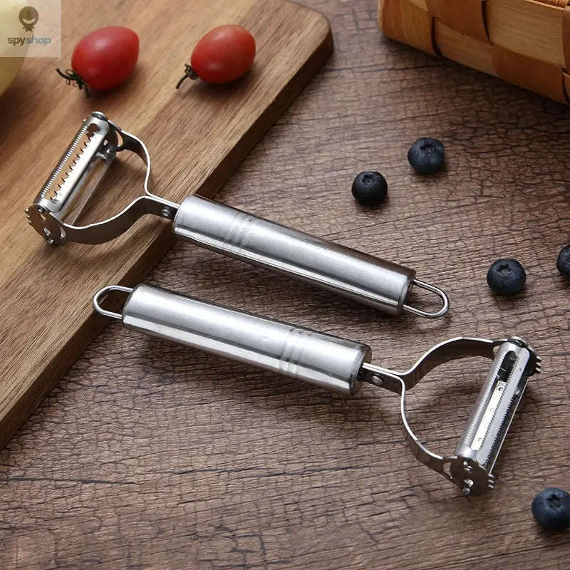 Stainless Steel Julienne Peeler for Fast, Clean Vegetable Prep-Default Title