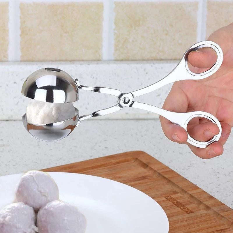 Stainless Steel Meat Ball Maker Tool for Easy Round Meatballs & Rice Balls-S