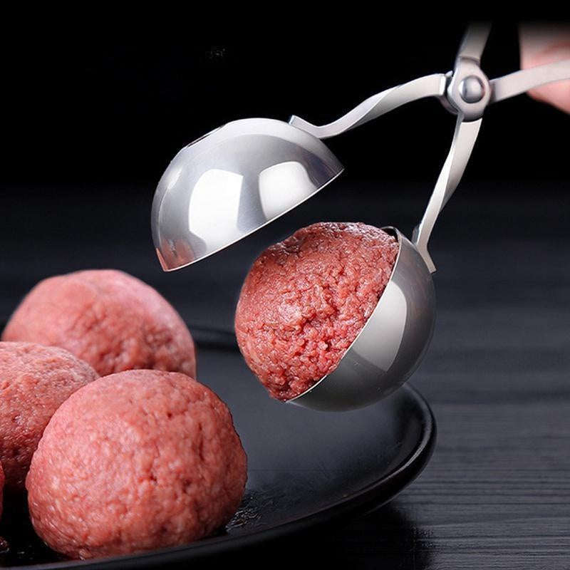 Stainless Steel Meat Ball Maker Tool for Easy Round Meatballs & Rice Balls-S