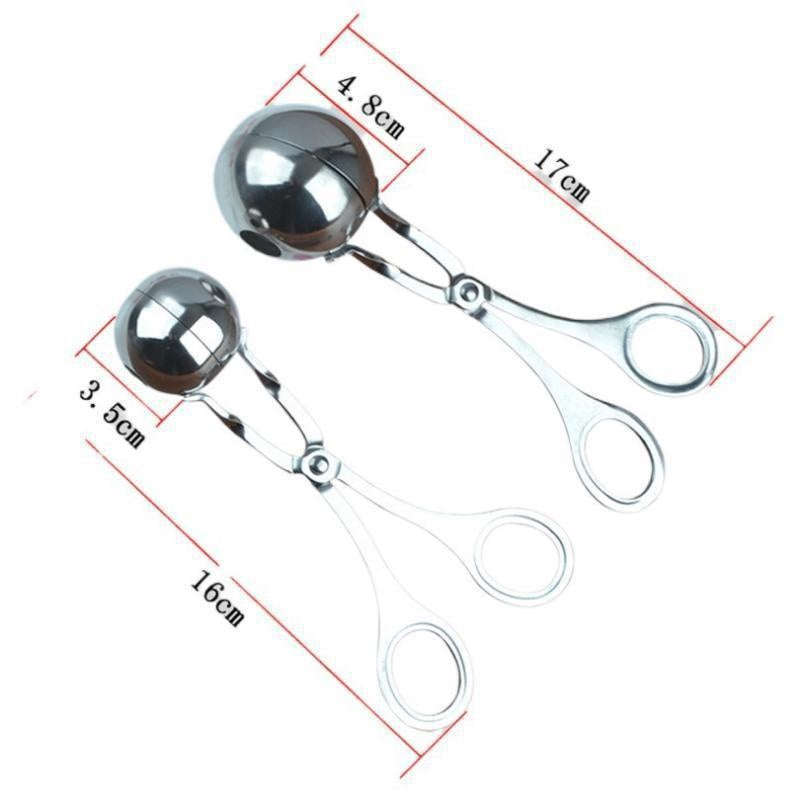 Stainless Steel Meat Ball Maker Tool for Easy Round Meatballs & Rice Balls-S