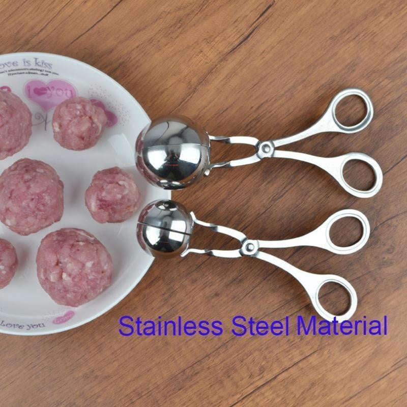 Stainless Steel Meat Ball Maker Tool for Easy Round Meatballs & Rice Balls-S