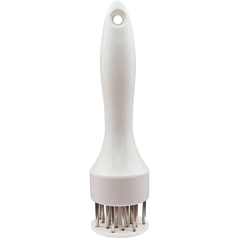 Stainless Steel Meat Tenderizer Hammer and Needle Tool-Black