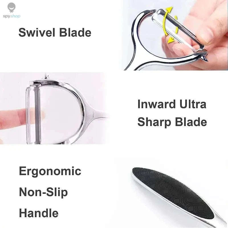 Stainless Steel Multi-Function Peeler for Faster Food Prep-1pc black B