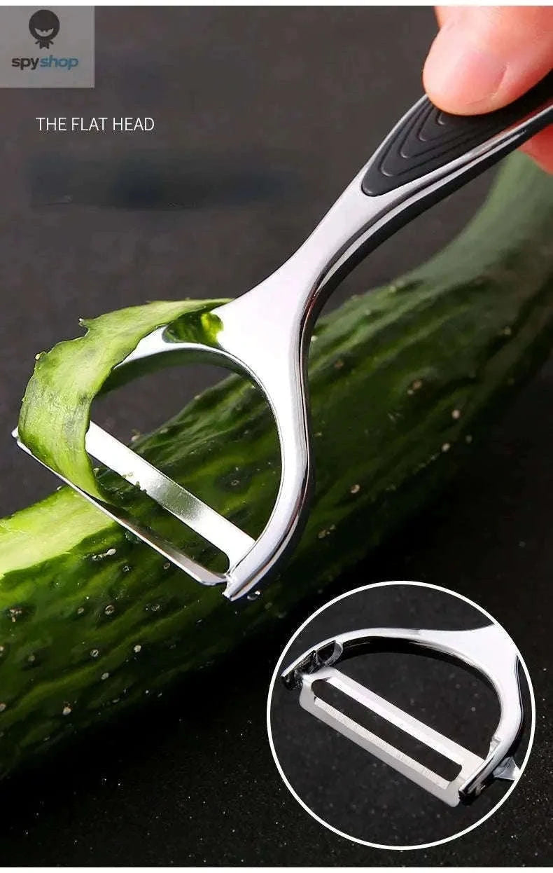 Stainless Steel Multi-Function Peeler for Faster Food Prep-1pc black B