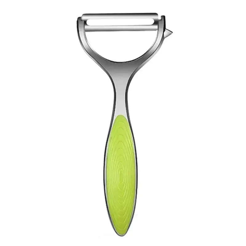 Stainless Steel Peeler – Multi‑Function Tool for Easy Food Prep-1pc black B