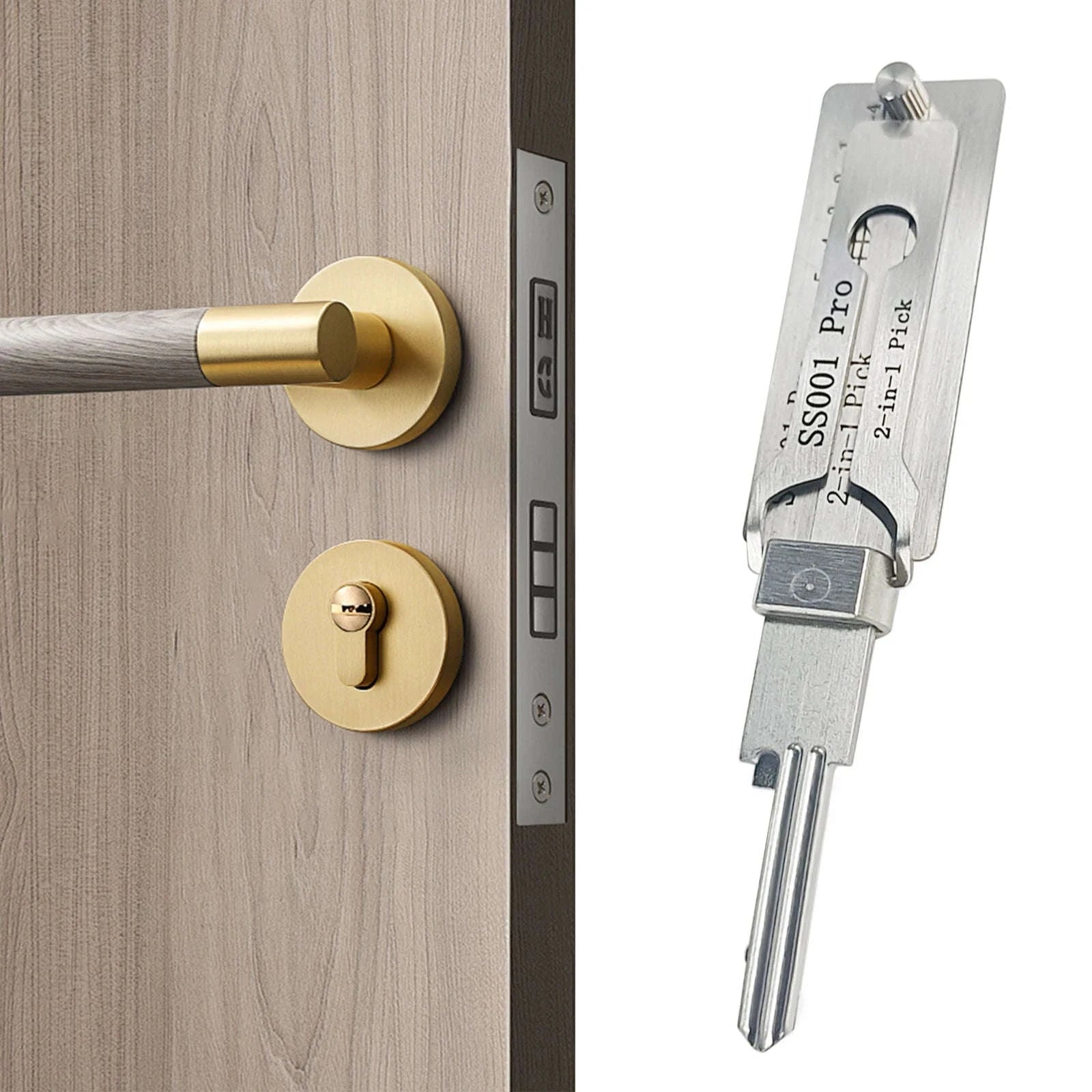 Stainless Steel Precision Tool SS001 O‑Ring Pickup & Hook Decoder Kit-1pcs