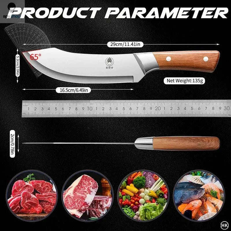 Stainless Steel Ultra Sharp Butcher Knife-1PC
