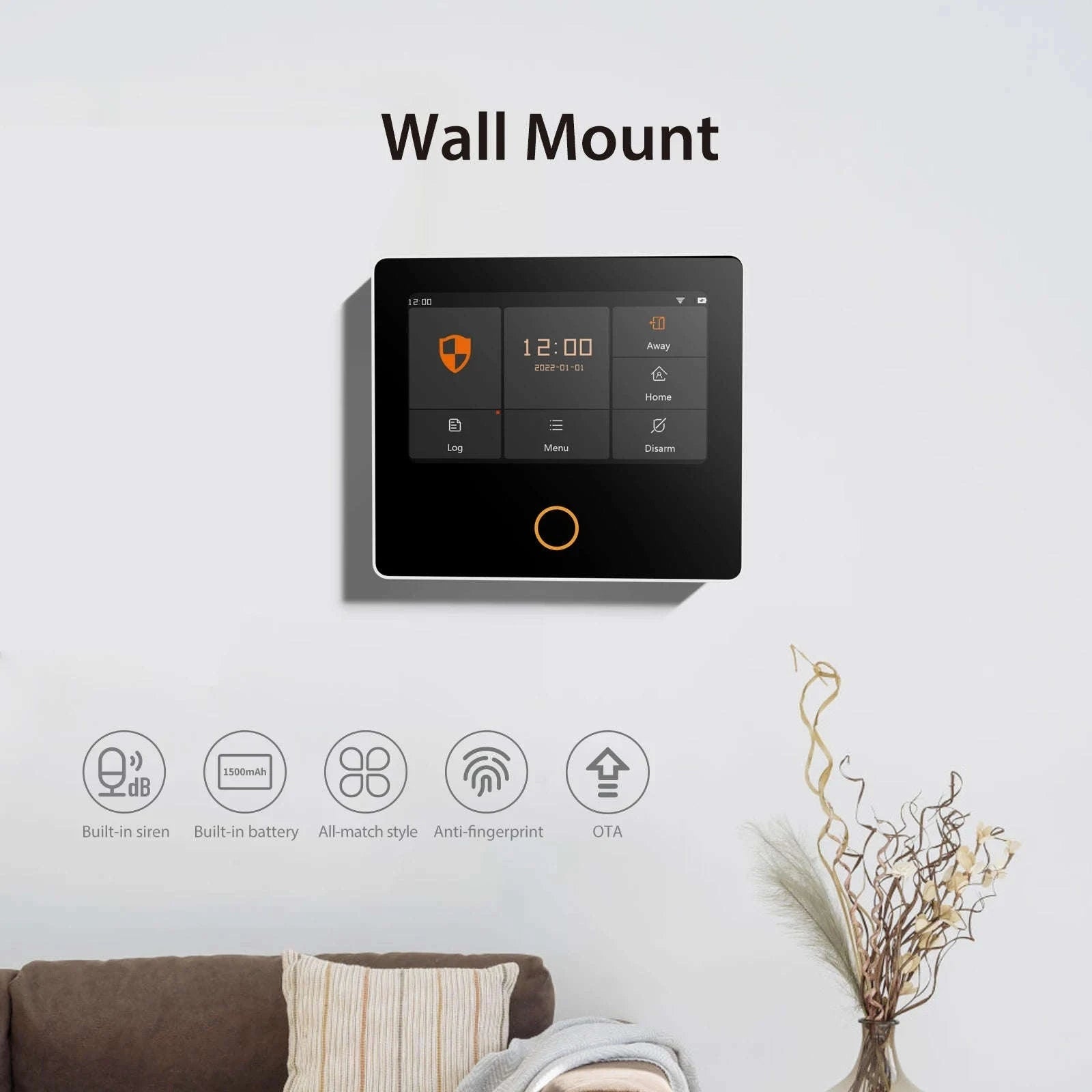 Staniot SecPanel 5 H502-WiFi Touch Home Alarm System-WiFi Set-N 12Kit / AU Plug