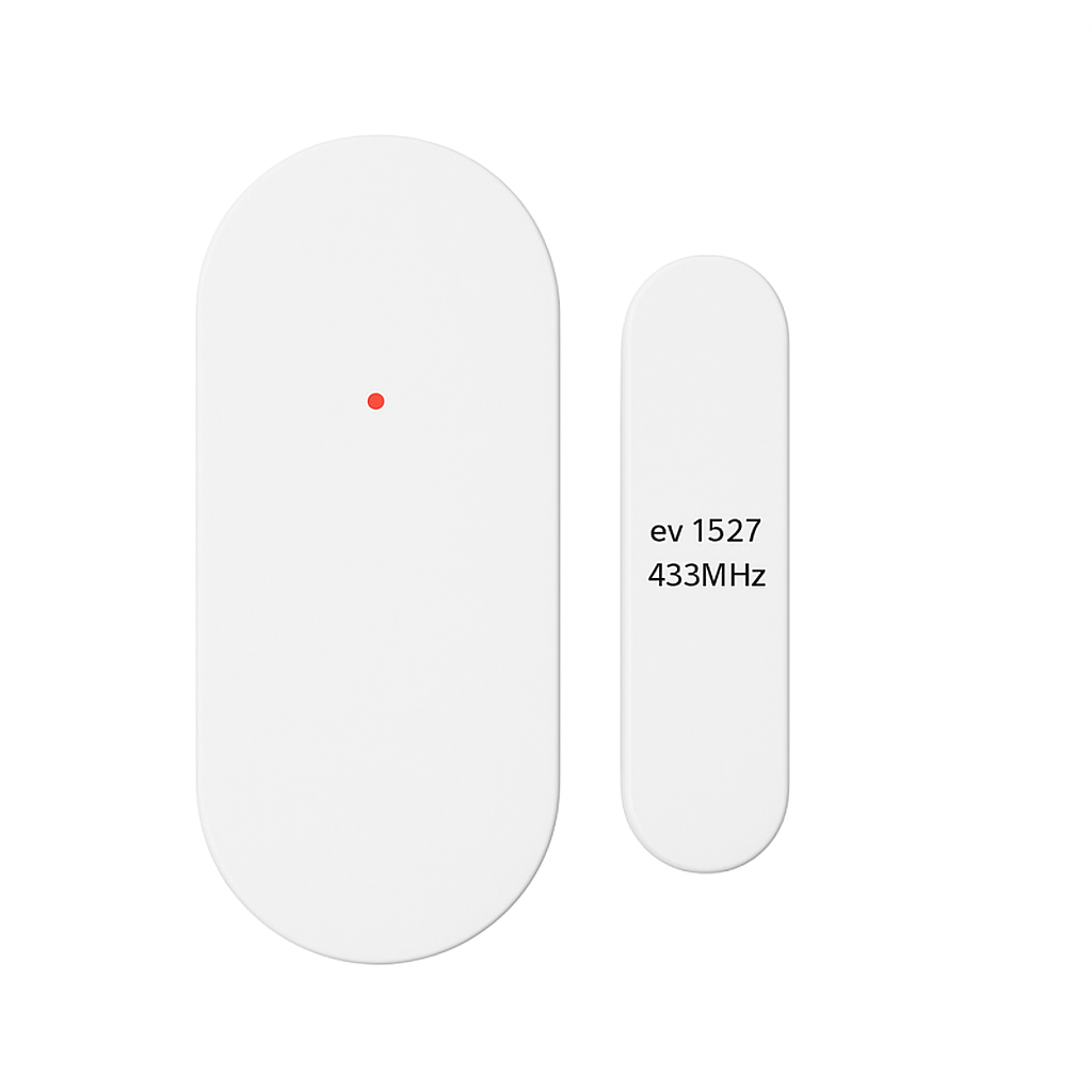 Detector de Contato Sem Fio para Porta/Janela Staniot 433MHz, Sensor Magnético de Porta Janela, Acessórios para Alarme Residencial anti-roubo