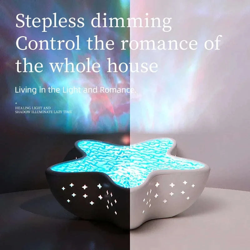 Starfish LED Night Light Rechargeable Ocean Wave Projector-Starfish Lamp / China Mainland
