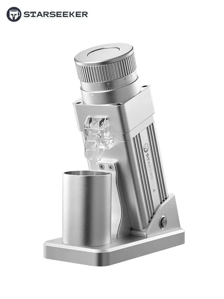 STARSEEKER E55Pro Electric Coffee Grinder 55MM Titanium Burr-PRO-white-plasma / Poland / 110V-240V|EU