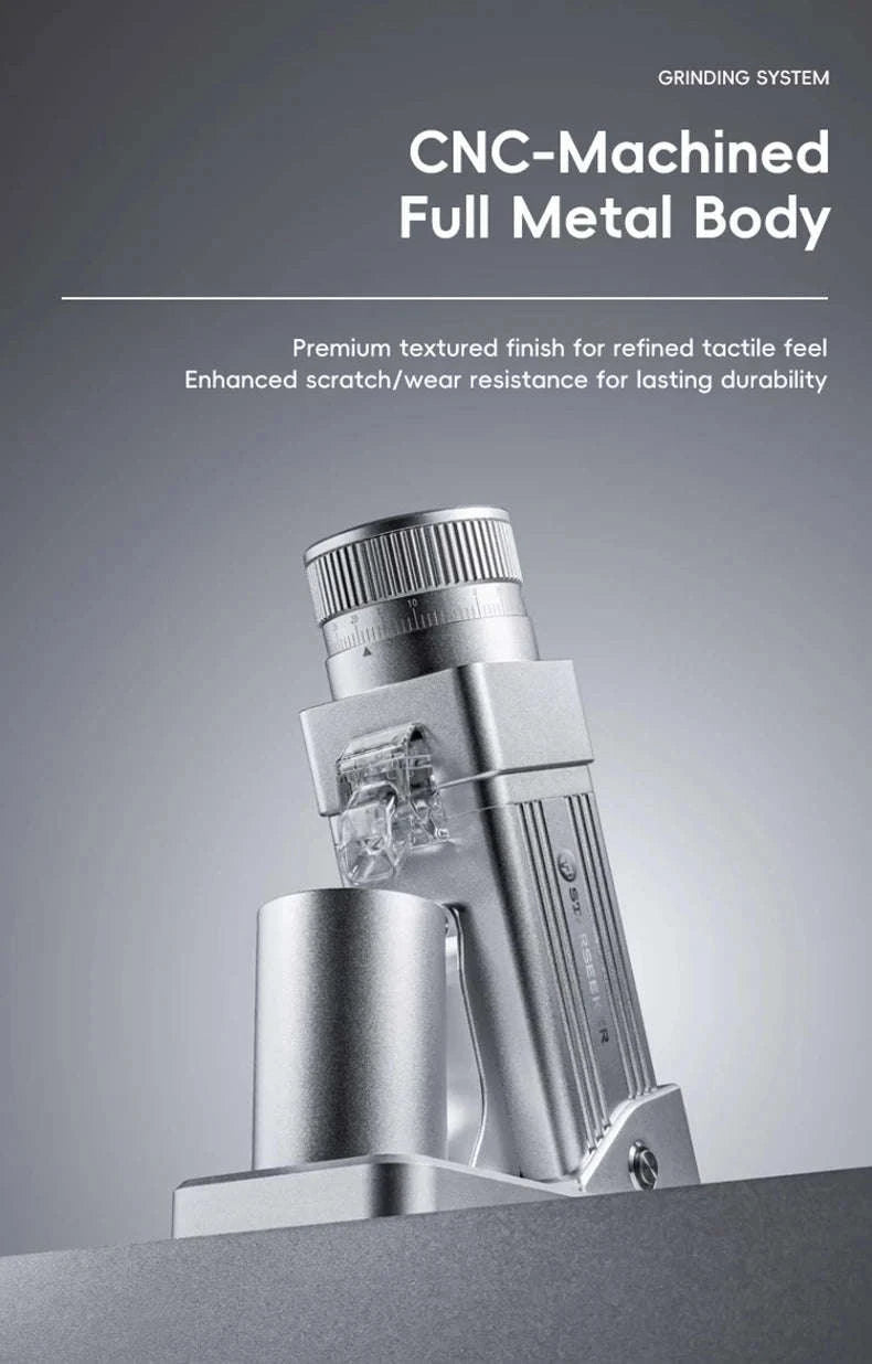 STARSEEKER E55Pro Electric Coffee Grinder 55MM Titanium Burr-PRO-white-plasma / Poland / 110V-240V|EU