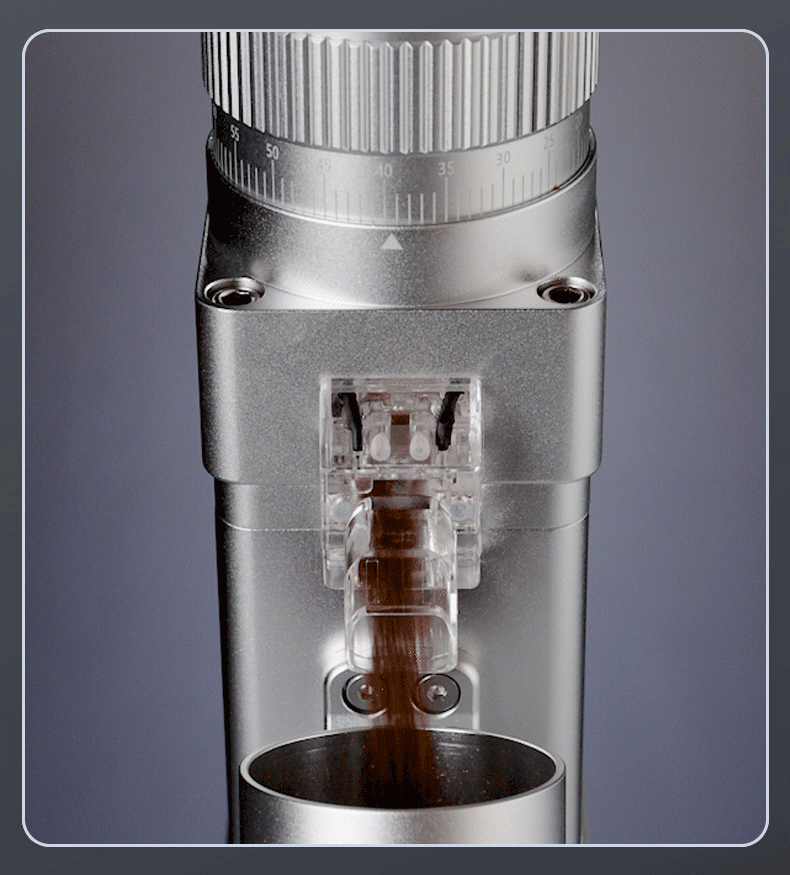 STARSEEKER E55Pro Electric Coffee Grinder 55MM Titanium Burr-PRO-white-plasma / Poland / 110V-240V|EU