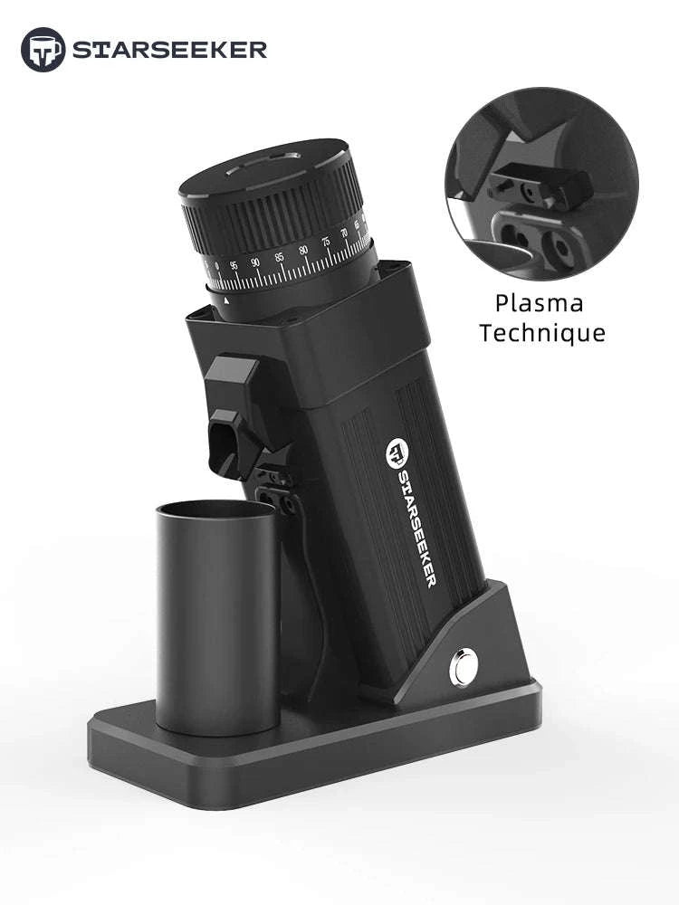 STARSEEKER E55Pro Electric Coffee Grinder 55MM Titanium Burr-PRO-white-plasma / Poland / 110V-240V|EU