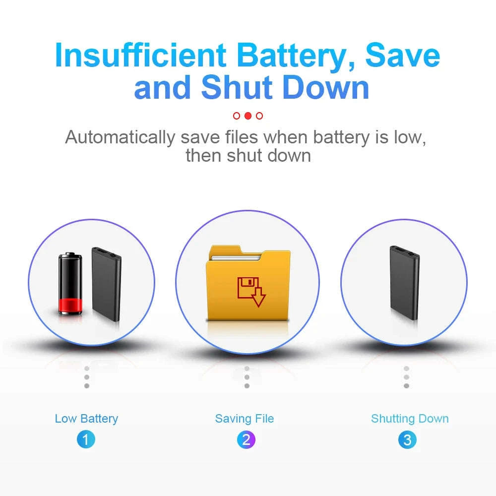 StealthRec Q1 Mini Voice Recorder – Ultra‑Thin Pocket Dictaphone-black / 32GB