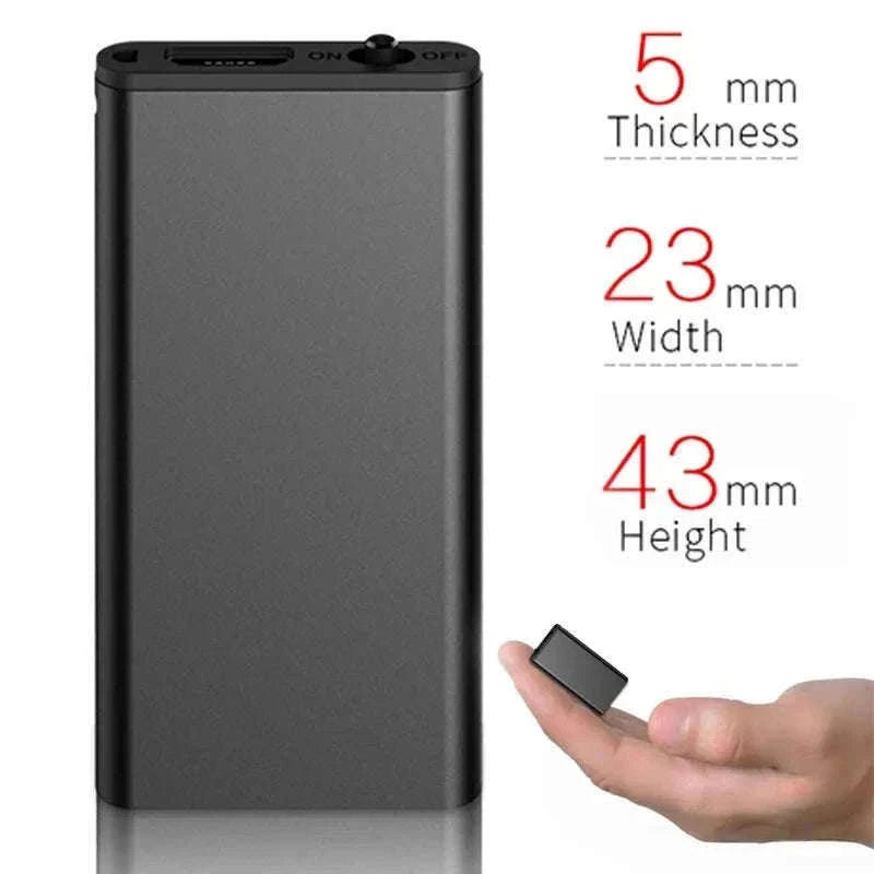 StealthRec Q1 Mini Voice Recorder with Voice Activation-black / 32GB