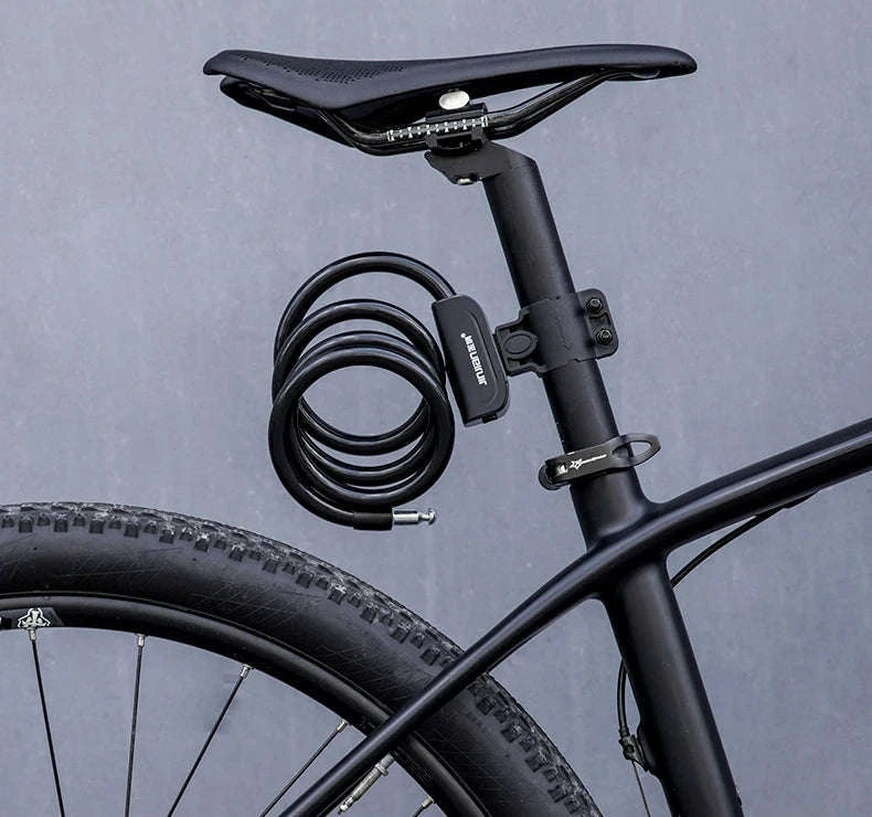 Steel Cable Bike Lock with Keyless Quick Lock-RKS515-OR