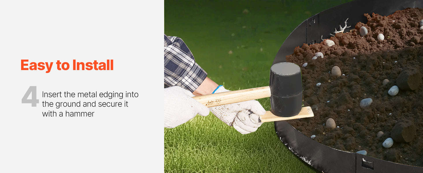 Steel Landscape Edging Rust-Resistant Bendable Garden Border-39x5in 5pcs Brown / United States